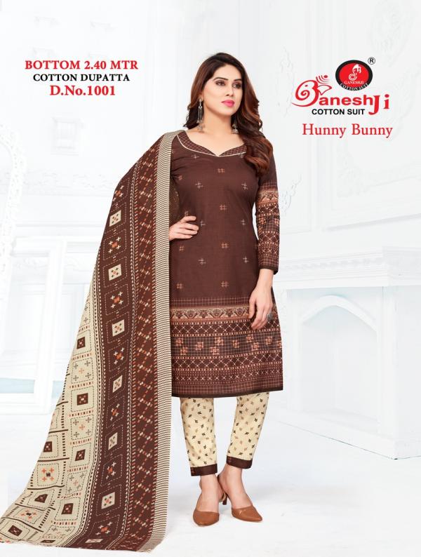 Ganeshji Hunny Bunny indo Cotton Designer Exclusive Dress Material